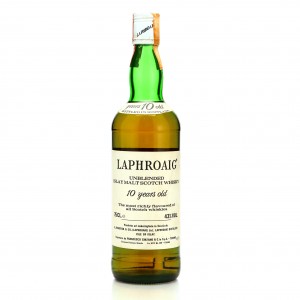 Laphroaig 10 Year Old 1980s / Cinzano Import