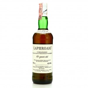 Laphroaig 10 Year Old 1980s / Cinzano Import