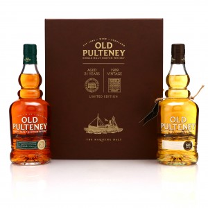 Old Pulteney World S Best Whiskies Pack 2 X 70cl 21 1989 Vintage