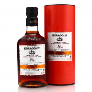 Edradour 1998 Oloroso Sherry Cask Finish 18 Year Old   The Nectar 10th Anniversary