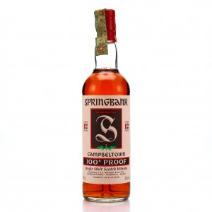 Springbank 12 Green Thistle 100 Proof 1990s