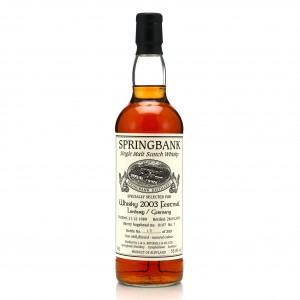Springbank 1989 Single Sherry Cask The Whisky Fair Limburg