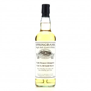 Springbank 1998 Private Sherry Cask 385 Glengarry