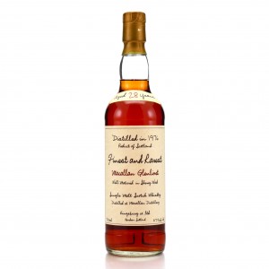 Macallan 1976 Kingsbury 28 Handwritten Labels