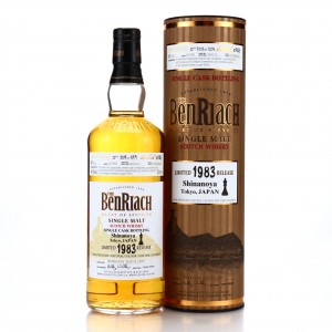 Benriach 1983 Single Cask 29 300 Shinanoya