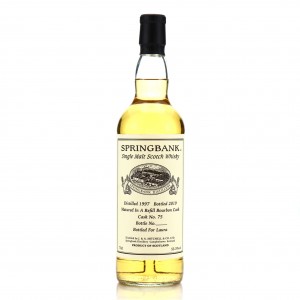 Springbank 1997 Private Cask 21 Year Old  75   Bottled for Laura