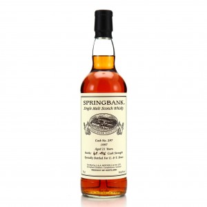 Springbank 1997 Private Sherry Cask 21 297 U T Brass
