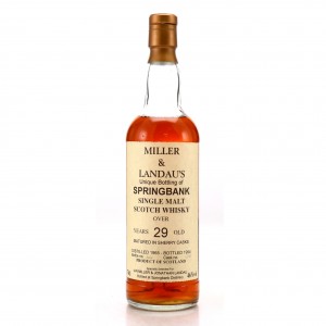 Springbank 1965 Miller Landau S 29