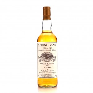 Springbank 1975 Private Bottling 25 G Duffy