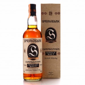 Springbank 21 2000 Release Velier Import