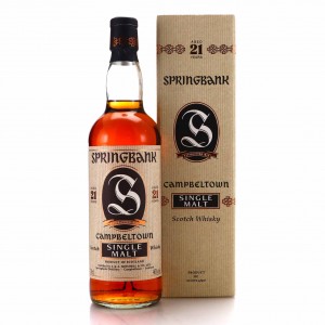 Springbank 21 Year Old 1998 Release   Hanseatische Import