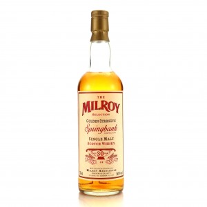 Springbank 30 Milroy Selection Golden Strength Original Release