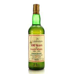 Springbank 27 James Macarthur 500 Years Of Scotch