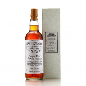 SPRINGBANK 2000 21 YEAR OLD FIRST BOTTLE OF THE 21ST CENTURY