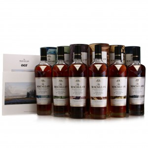 Macallan James Bond 60th Anniversary Decade 1 6   with Print