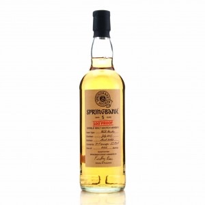 Springbank 2017 Springbank Society 5 100 Proof Charity Lot