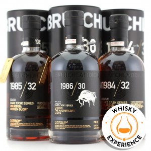 Bruichladdich Rare Cask Trilogy 3 x 70cl / includes Experience