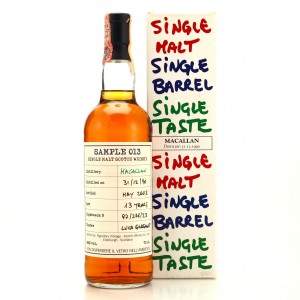 Macallan 1990 Signatory Vintage 13 Year Old   Sample 013