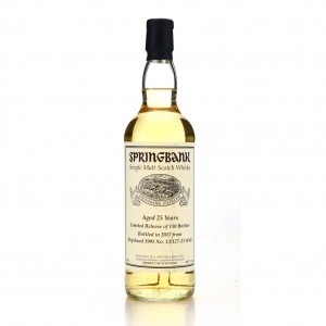 Springbank 1991 Private Cask 25 13 127 21 414