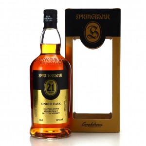 Springbank 21 2016 Release Single Cask Uk Exclusive