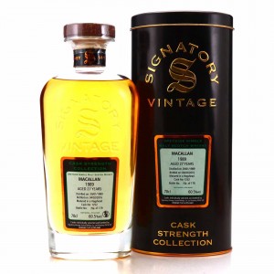 Macallan 1989 Signatory Vintage 27 Year Old Cask Strength