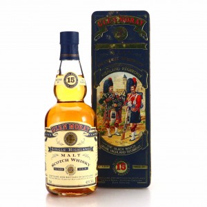 Glen Moray 15 Year Old 1990s   Black Watch Highland Regiment