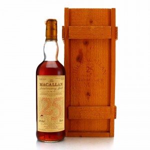 Macallan 1972 Anniversary Malt 25 Year Old Giovinetti Import