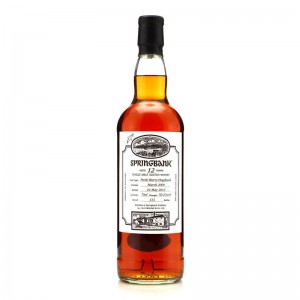 Springbank 2000 Fresh Sherry Hogshead 12