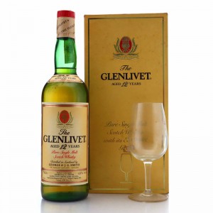 Glenlivet 12 1980s Gift Pack Seagram Italia Import