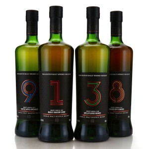 Scotch Malt Whisky Society 40th Anniversary Edition 4 x 70cl   SMWS