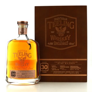 Teeling Whiskey 30 Vintage Reserve Single Malt Bourbon White Burgundy