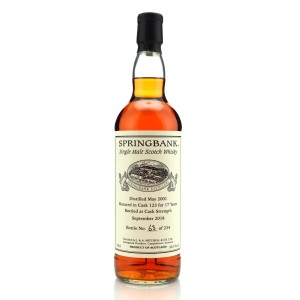 Springbank 2001 Private Cask 17 123