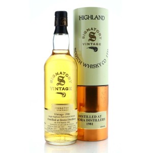 Brora 1981 Signatory Vintage 20