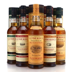 Glenmorangie Collection 5 X 70cl Including Plinth