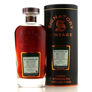 Allt A Bhainne 2000 Signatory Vintage 20 Year Old Cask Strength