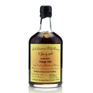 Glen Grant 1965 Jubilaums Abfullung 33 Year Old   Big Market