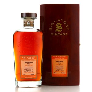 Springbank 1970 Signatory Vintage 37 1621