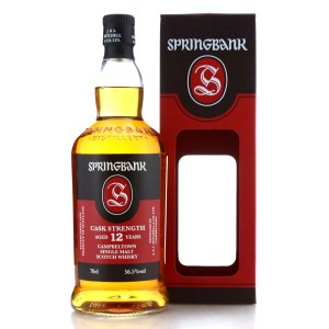 Springbank 12 Year Old Cask Strength 2017   56 5 