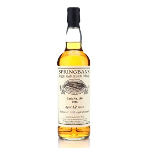Springbank 1996 Private Cask 12 196 J Brass