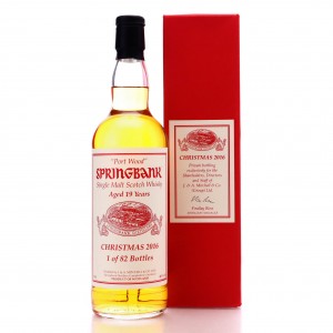 Springbank 19 Port Wood Christmas 2016