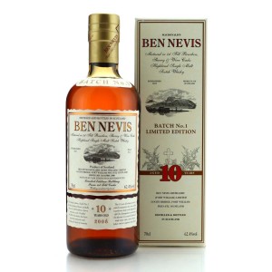 Ben Nevis 2008 10 Year Old Bottled 2018 Batch No 1
