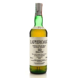 Laphroaig 10 Pre Royal Warrant 1990s Spirit Import