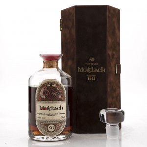 Mortlach 1942 Gordon and MacPhail 50 Year Old &#039;Book of Kells&#039; Decanter