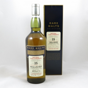 Hillside 1970 25 Year Old Rare Malt 75cl front