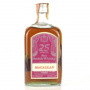 Macallan 25 Year Old Gordon and MacPhail / Queen&#039;s SIlver Jubilee 1977