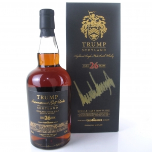 Glendronach 26 Year Old Trump International Scotland / Signed by President of the United States of America, Donald J. Trump