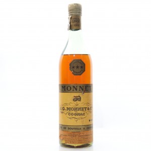 Monnet 3 Star Cognac 1950s Whisky | Whisky Auctioneer