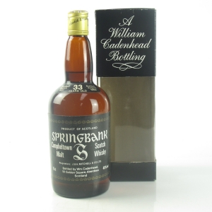 Springbank 1951 Cadenhead&#039;s 33 Year Old