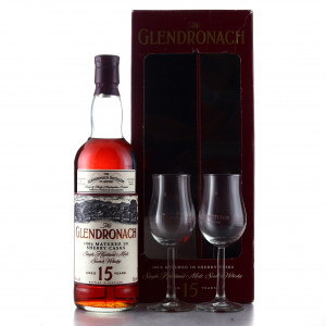 Glendronach 15 Sherry Casks 1990s Gift Pack