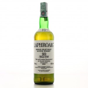 Laphroaig 10 Pre Royal Warrant Spirit Import